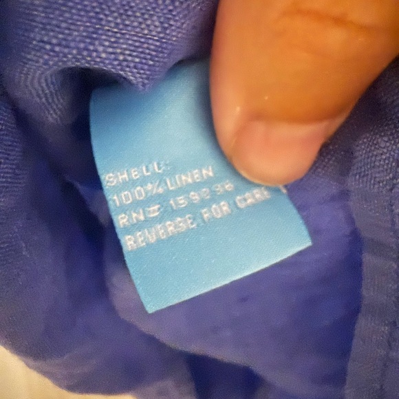 J McLaughlin Christa 100% Linen Cornflower Blue Dress - Picture 7 of 7